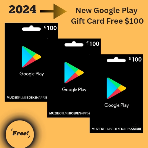 New Google Play Gift Card -2024